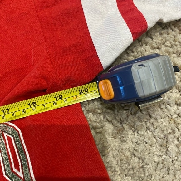 Vintage San Francisco 49ers Logo 7 Shirt Fit M/L Cropped Football Tee - Picture 8 of 9